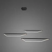 Lampy sufitowe - Lampa wisząca Ledowe Kwadraty No. 3 CO3 in 4k czarna Altavola Design - miniaturka - grafika 1