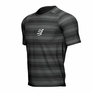 COMPRESSPORT Koszulka biegowa PERFORMANCE SS T-SHIRT czarny - Koszulki sportowe męskie - miniaturka - grafika 3