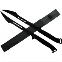 Zestaw 2 Mieczy Katana Ninja Treningowych z Pochwą 68 cm D103 - Repliki - broń - miniaturka - grafika 1