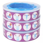 Inne akcesoria do pielęgnacji dzieci - Angelcare vidaXL Wkłady do pojemnika na pieluchy Diaper Genie, 3 szt. vidaXL - miniaturka - grafika 1