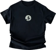 Koszulki i topy damskie - damska czarna koszulka babajaga - miniaturka - grafika 1