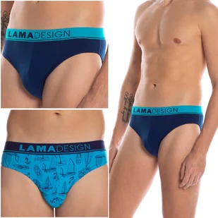 LAMA Slipy męskie bawełniane majtki 2-PAK - XL - Majtki męskie - miniaturka - grafika 1