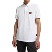 Koszulki męskie - Koszulka męska Napapijri NP0A4G2M002 EBEA 1 Biała - miniaturka - grafika 1