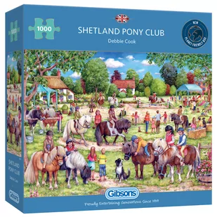 G3 Gibsons Puzzle 1000 Stadnina kuców szetlandzkich - Puzzle - miniaturka - grafika 1