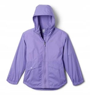 Kurtka przeciwdeszczowa dziecięca Columbia Rainy Trails II Fleece - Odzież trekkingowa damska - miniaturka - grafika 1