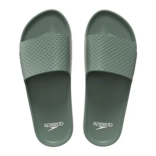 Speedo Męskie klapki Essential | Suwaki basenowe | Szybkoschnące, Khaki, 38.5 EU - Klapki i japonki męskie - miniaturka - grafika 1