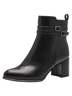 Botki damskie - MARCO TOZZI Damskie botki Zip+Slip 2-25332-43, czarny Comb, 36 EU - miniaturka - grafika 1