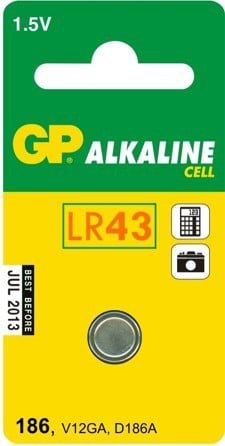 GP Bateria Cell LR43 70mAh 1 szt.