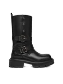 Kozaki damskie - G-Star Raw Kozaki EO-GLCIEA-8137 Czarny - miniaturka - grafika 1