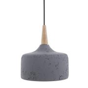 Lampy sufitowe - Beliani Lampa wisząca szara BURANO - miniaturka - grafika 1