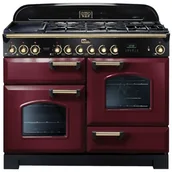 Kuchenki gazowo-elektryczne - Falcon Classic Deluxe 110 Żurawinowy mosiądz - miniaturka - grafika 1