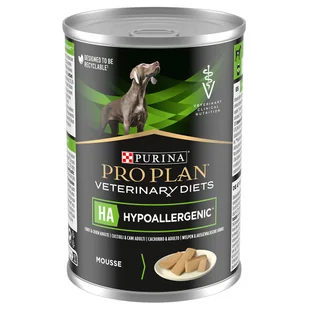 Purina Pro Plan Veterinary Diets Canine Mousse Hypoallergenic, 400 g - Mokra karma dla psów Purina Pro Plan Veterinary Diets Canine Mousse Hypoallergenic, 400 g - Mokra karma dla psów - miniaturka - grafika 2