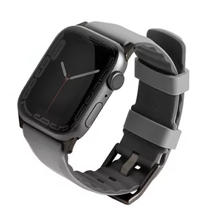 UNIQ pasek Linus Apple Watch Series 4/5/6/7/8/SE/SE2 38/40/41mm. Airosoft Silicone szary/chalk grey - Akcesoria do smartwatchy - miniaturka - grafika 1