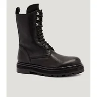 Botki damskie - Patrizia Pepe Skórzane botki - miniaturka - grafika 1