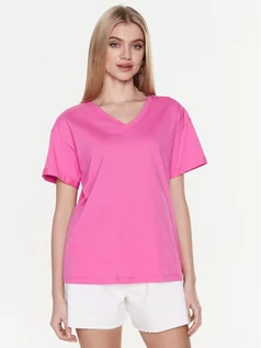 Koszulki i topy damskie - Liu Jo T-Shirt WA3364 JS923 Różowy Regular Fit - grafika 1