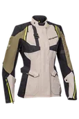 Odzież motocyklowa - Kurtka Motocyklowa Ixon Eddas Damska Beżowy/Brązowy/CzarnyXL - miniaturka - grafika 1