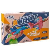 Samolot styropianowy wystrzeliwany przez pistolet, z efektami świetlnymi 1009119 Norimpex - Samoloty i helikoptery - miniaturka - grafika 1