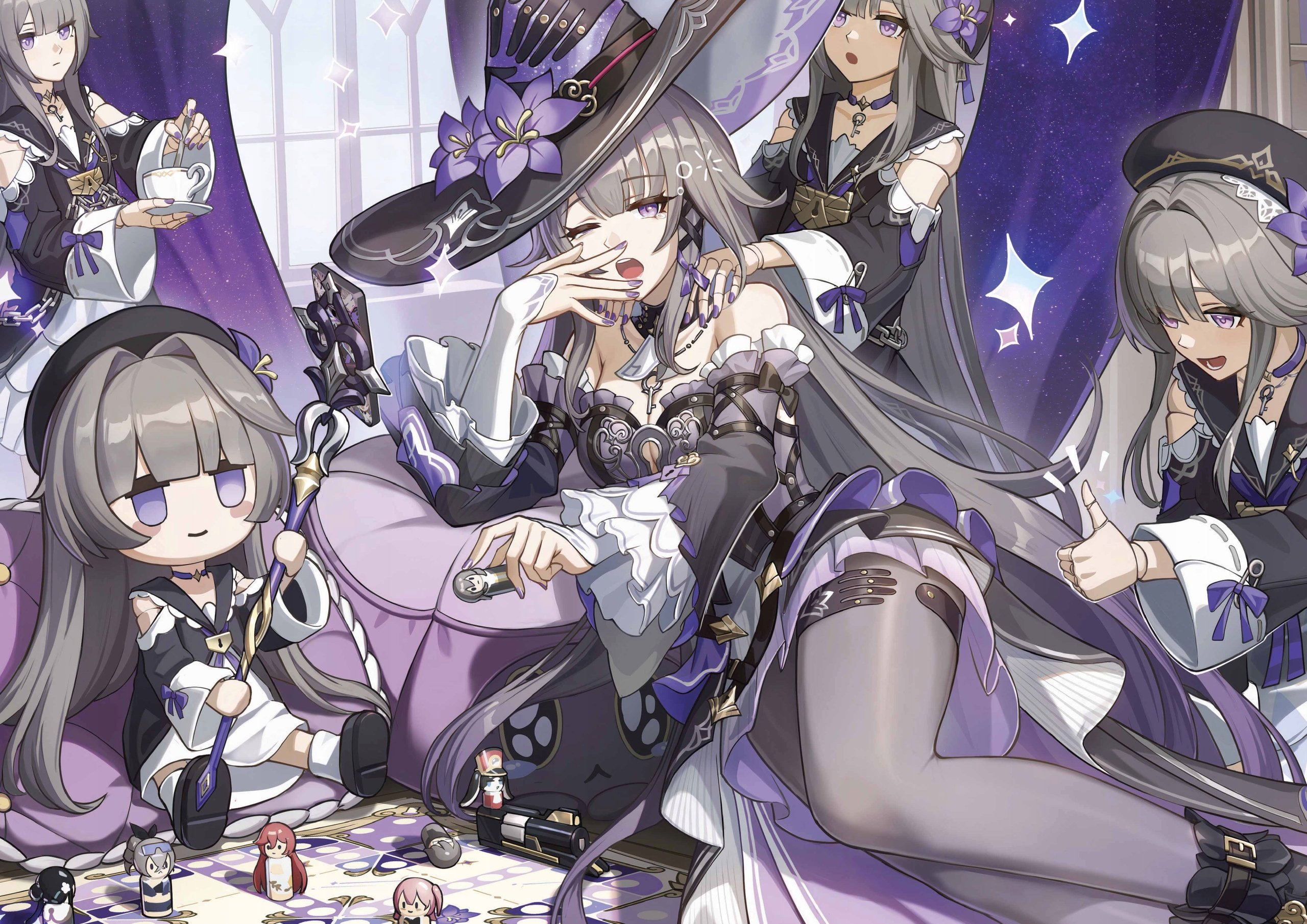 Plakat A3 Honkai Star Rail Hsr Anime Gra Herta