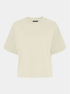 Pieces T-Shirt Chilli Summer 17118870 Écru Loose Fit - Koszulki i topy damskie - miniaturka - grafika 1
