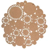 Dywany - Dywan okrągły Zoja 100 cm beżowy - miniaturka - grafika 1