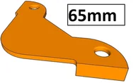Frezy - Szablon wzornik do frezowania narożników - R=65mm - miniaturka - grafika 1