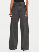 Spodnie damskie - Rinascimento Jeansy CFC0120195003 Szary Regular Fit - miniaturka - grafika 1