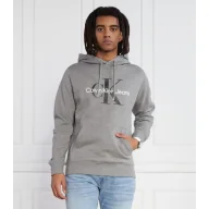 Bluzy męskie - CALVIN KLEIN JEANS Ocieplana bluza | Regular Fit - miniaturka - grafika 1