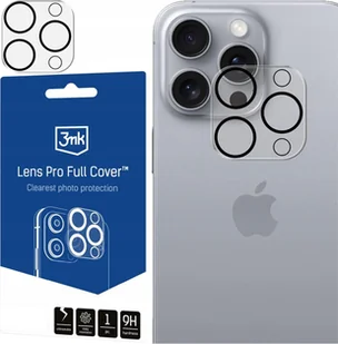 3MK Apple iPhone 16 Pro/16 Pro Max - 3mk Lens Pro Full Cover - Pozostałe akcesoria do telefonów - miniaturka - grafika 1