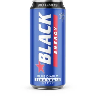 Black Energy Blue Diablo Gazowany napój 500 ml - Napoje energetyczne i izotoniczne - miniaturka - grafika 1