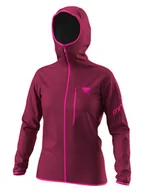 Kurtki i kamizelki sportowe damskie - DYNAFIT Kurtka hybrydowa "Traverse GTX" w kolorze czerwonym - miniaturka - grafika 1