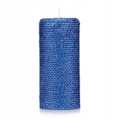 Świece - ŚWIECA WALEC SZNUREK LAKIER kolor NIEBIESKI - miniaturka - grafika 1