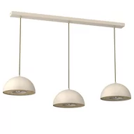 Lampy sufitowe - Beżowa, subtelna lampa wisząca nad stół LX 4538 z serii ELGUND - miniaturka - grafika 1