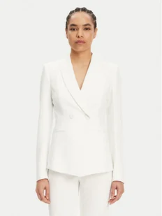 Patrizia Pepe Marynarka 2S1528 A411 W146 Biały Regular Fit - Marynarki i żakiety damskie - miniaturka - grafika 1