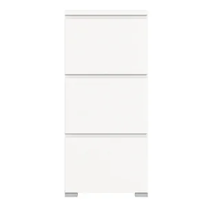 Shoelove szafka na buty 3 drzwi klapowe 60x130cm biały. - Szafki na buty Shoelove szafka na buty 3 drzwi klapowe 60x130cm biały. - Szafki na buty - miniaturka - grafika 1