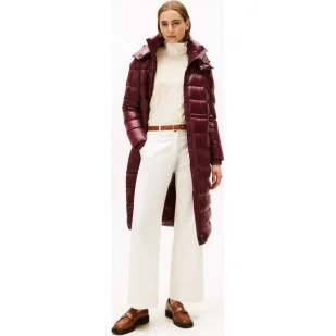 Tommy Hilfiger Puchowy płaszcz - Płaszcze damskie - miniaturka - grafika 1