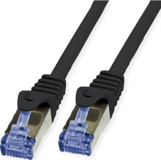 Value VALUE Zewnętrzny kabel krosowy Cat.6A klasa EA S/FTP PiMF, kabel pełny, LSOH, czarny, 20 m