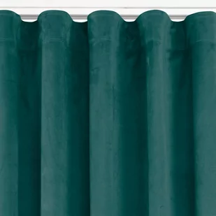 Zasłona VILA kolor morski styl klasyczny taśma wave transparentna 7 cm velvet 135x245 homede - CURT/HOM/VILA/VELVET/PLEAT/W/70/M - Zasłony - miniaturka - grafika 1