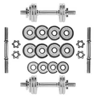 STC SZTANGIELKI W WALIZCE CHROME HMS (1) - Sztangi - miniaturka - grafika 1