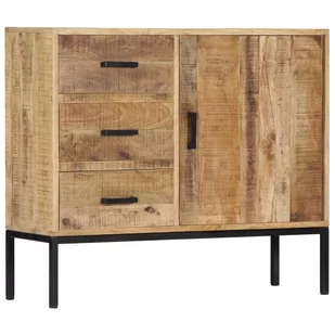 vidaXL Komoda, 88 x 30 x 71 cm cm, lite drewno mango - Komody - miniaturka - grafika 1