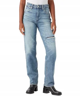 Jeansy Wrangler Mom Straight 112343582 W27M38479 Tainted Wash W 27 / L 32 - Spodnie damskie - miniaturka - grafika 1