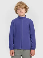 Bluzy dla chłopców - 4F Polar slim ze stójką chłopięcy - niebieski 146 (10-11 lat) - miniaturka - grafika 1