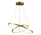 Lampy sufitowe - LED Żyrandol na lince LEA LED/35W/230V 4000K śr. 60 cm złoty - miniaturka - grafika 1