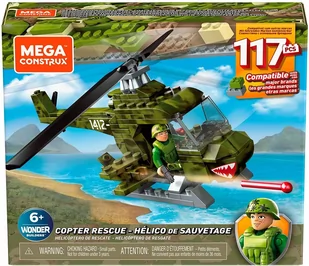 Mega Construx, helikopter ratunkowy - Klocki - miniaturka - grafika 1