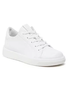 Buty dla dziewczynek - Ecco Sneakersy Street Tray K 70523201007 Biały - grafika 1