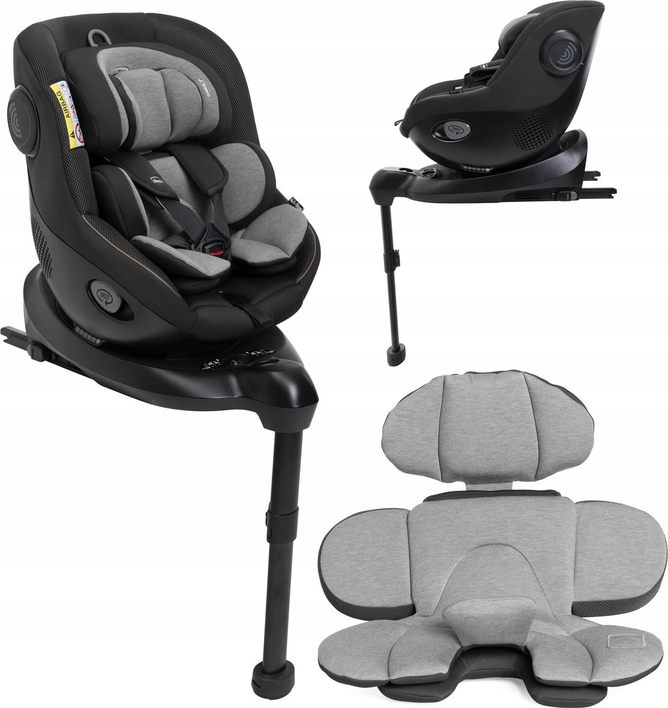 Fotelik samochodowy dla dzieci SEAT 105 I-SIZE czarny Chicco