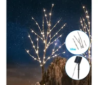 Lampy ogrodowe - Aigostar - LED Solarna dekoracja 140xLED/3m IP65 ciepła biel vine - miniaturka - grafika 1