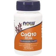 Witaminy i minerały dla sportowców - Now Foods NOW CoQ10 50mg 50caps - miniaturka - grafika 1