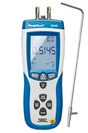 Inne urządzenia pomiarowe - PeakTech Miernik Różnic Ciśnień Anemometr USB 5145 PEAK5145 - miniaturka - grafika 1