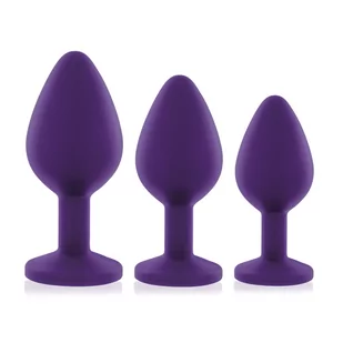Rianne S. (DK) Zestaw korków analnych Booty Plug Set 3x Purple od Rianne S - Korki analne - miniaturka - grafika 2