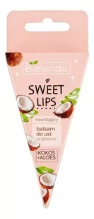 Bielenda Sweet Lips Balsam do ust w sztyfcie Kokos & Aloes - Balsamy do ust - miniaturka - grafika 1